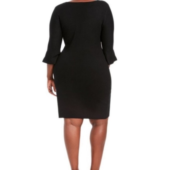 Gabby Skye Plus Size floral knit dress - Picture 3 of 9